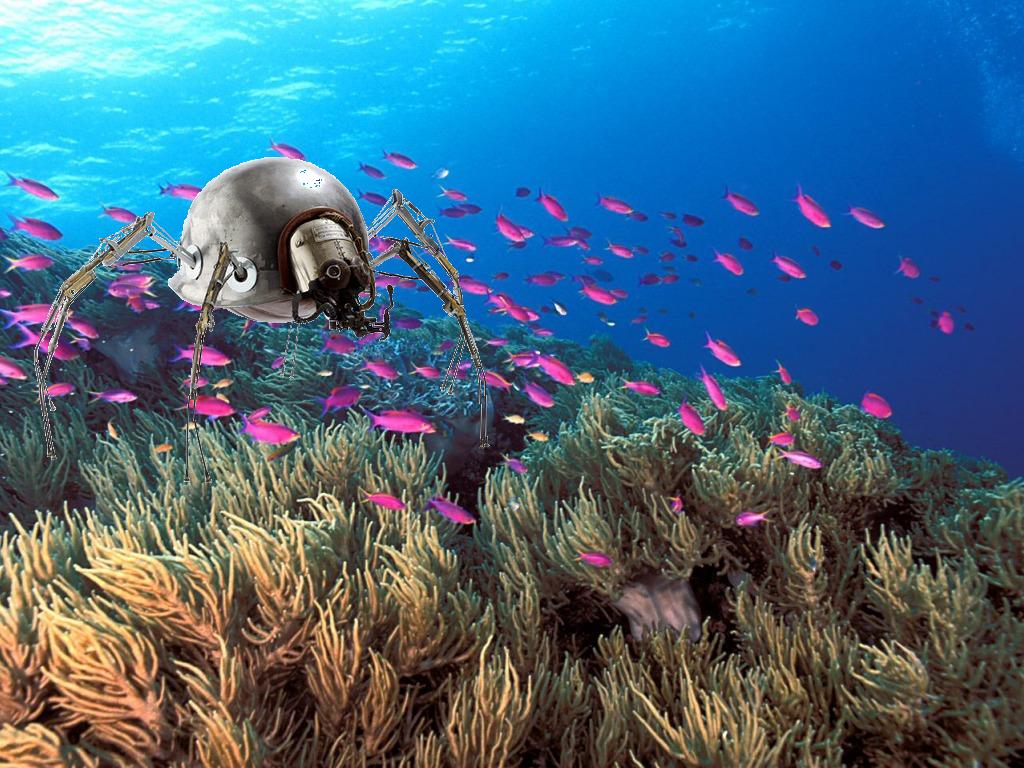 Robot Spider Undersea