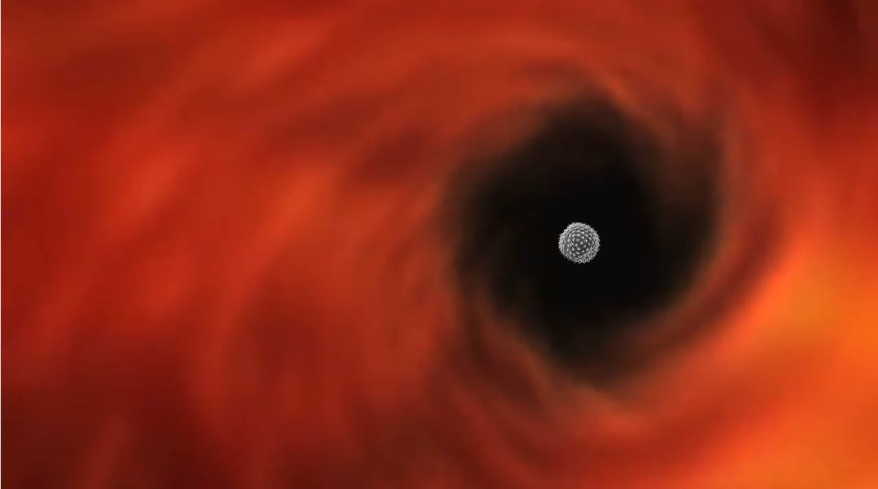 Thebes Enters Black Hole